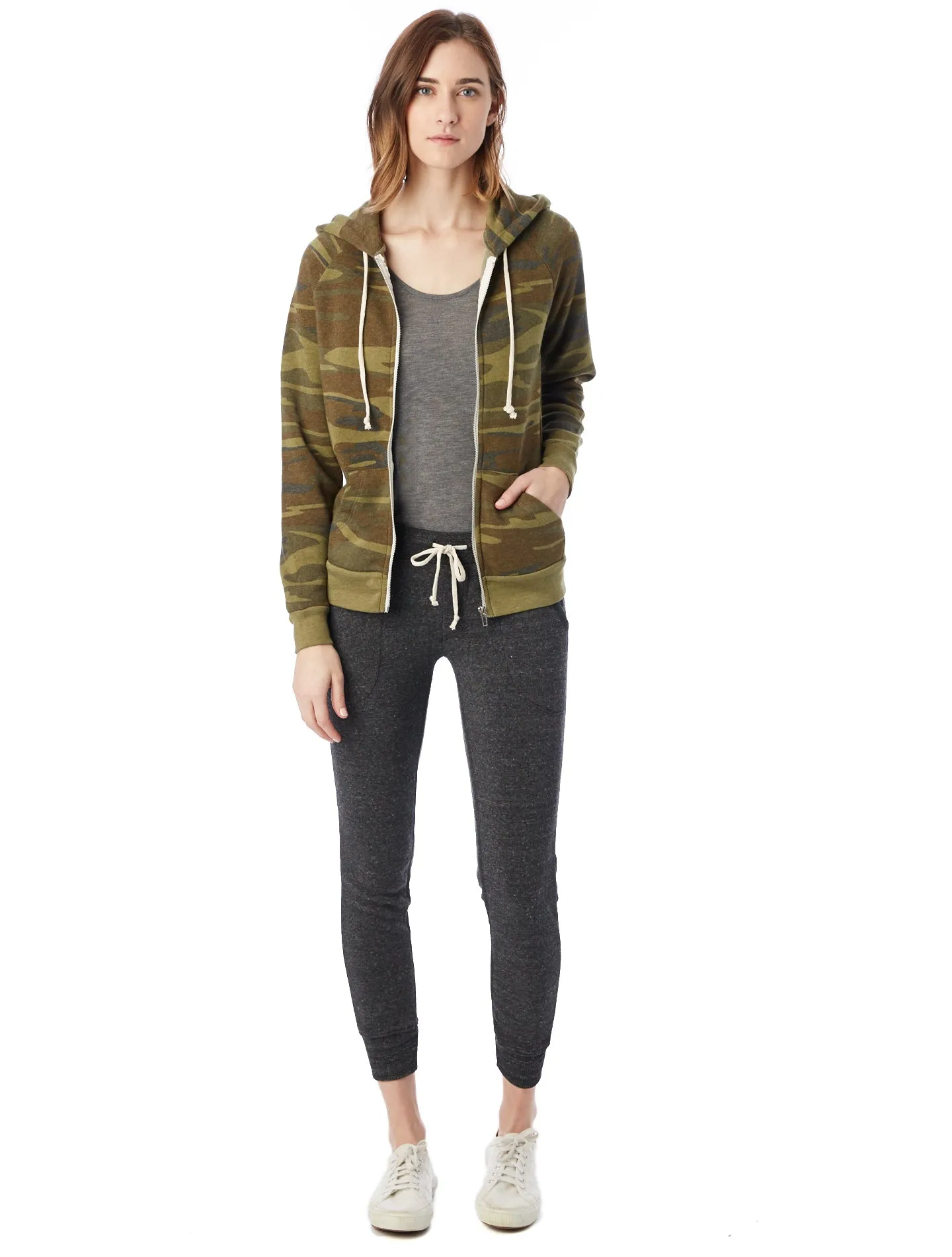 09573F2 Alternative Apparel Adrian Eco-Fleece Zip Hoodie
