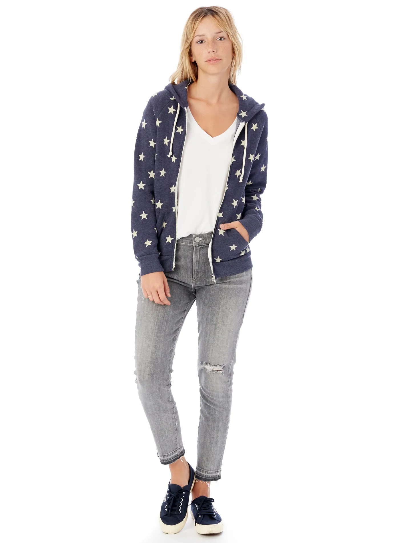 09573F2 Alternative Apparel Adrian Eco-Fleece Zip Hoodie