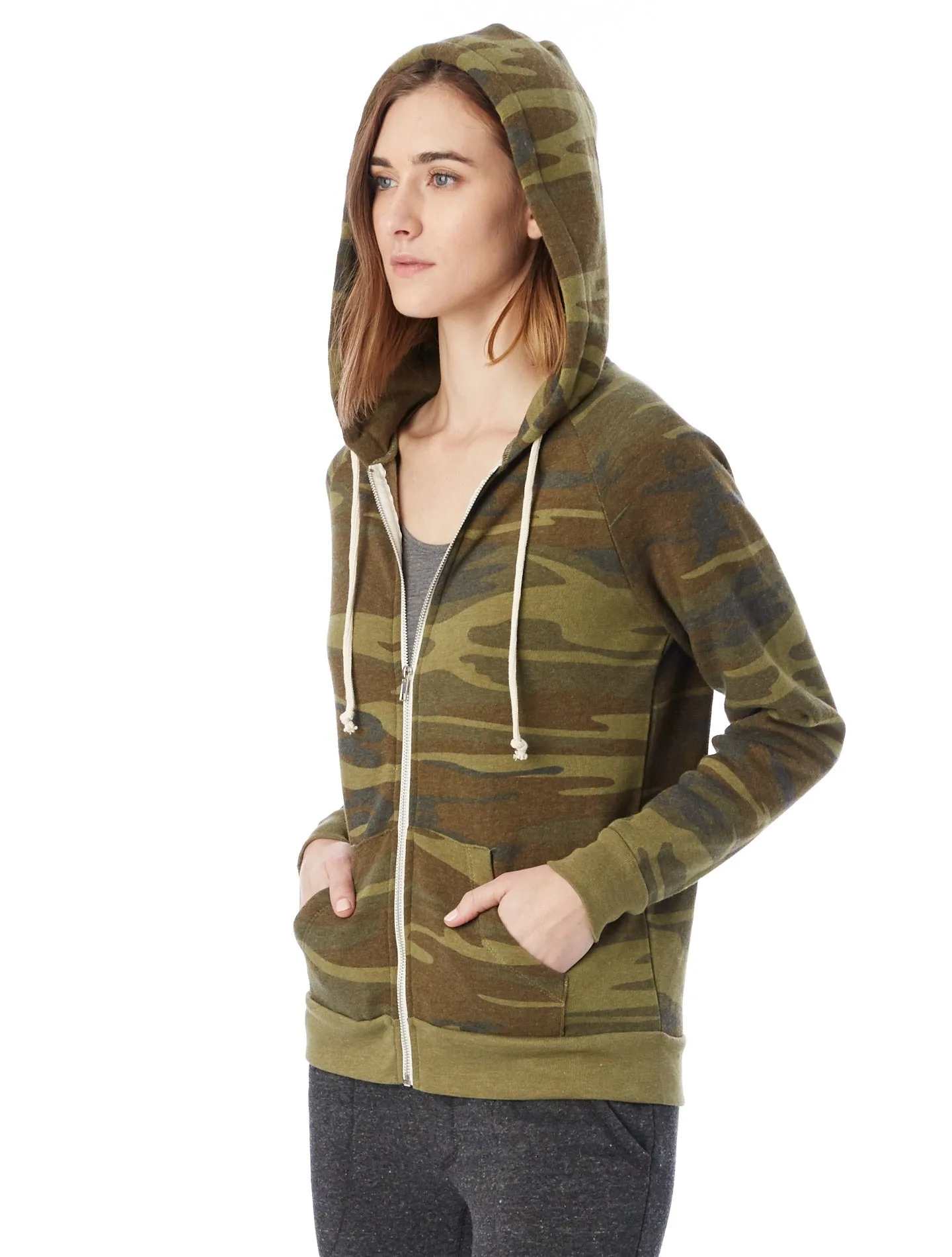 09573F2 Alternative Apparel Adrian Eco-Fleece Zip Hoodie