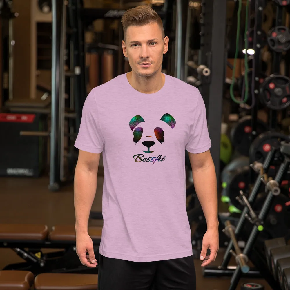 100% Ring Spun Cotton Bessfit Unisex Panda T-Shirt