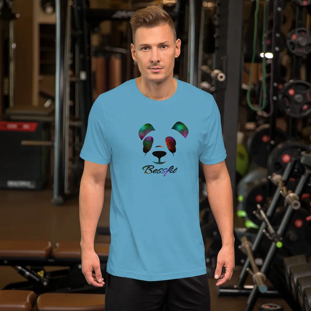 100% Ring Spun Cotton Bessfit Unisex Panda T-Shirt