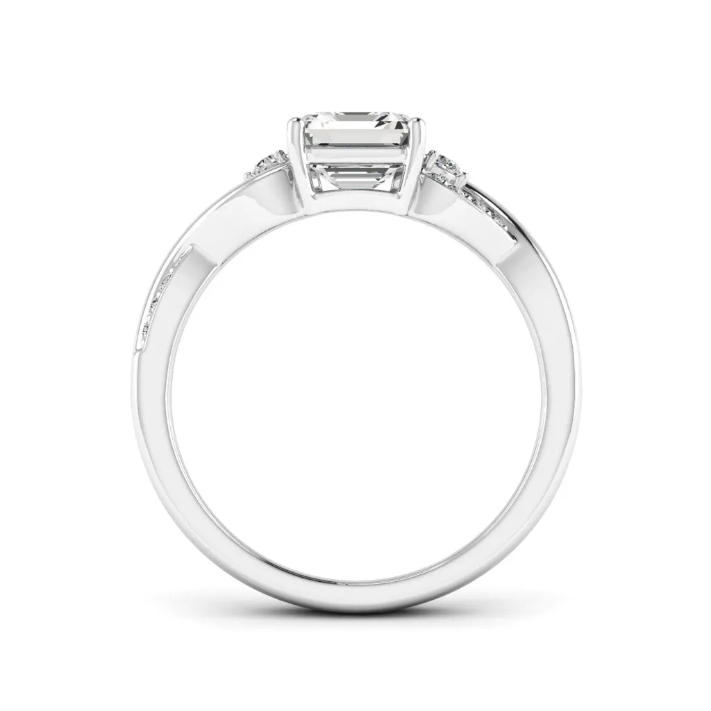 1.43 d.e.w cts Heidi Moissanite Ring