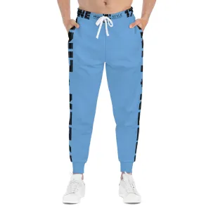 17een Line Unisex Blue Gray Athletic Joggers