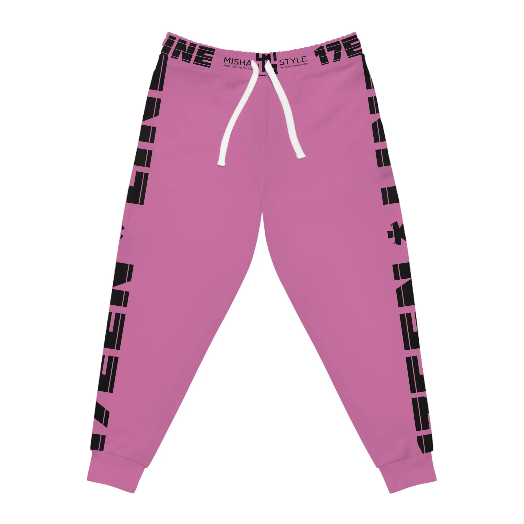17een Line Unisex Pink Athletic Joggers