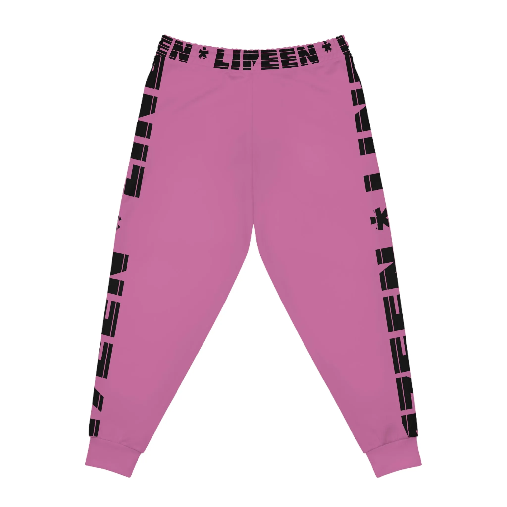 17een Line Unisex Pink Athletic Joggers
