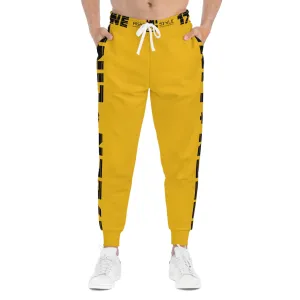 17een Line Unisex Yellow Athletic Joggers