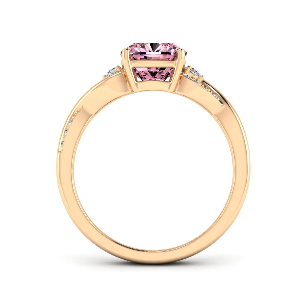 1.83 d.e.w cts Heidi Moissanite Ring