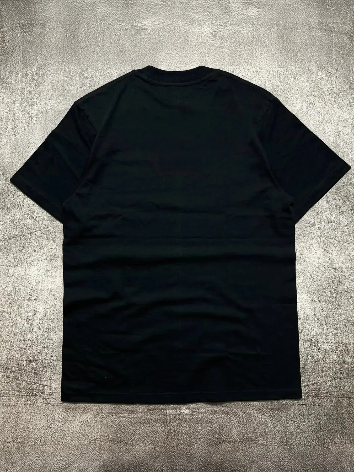 200g Cotton Crew - Neck Short Sleeves, Men's Black T-Shirt with Fun Yellowstone