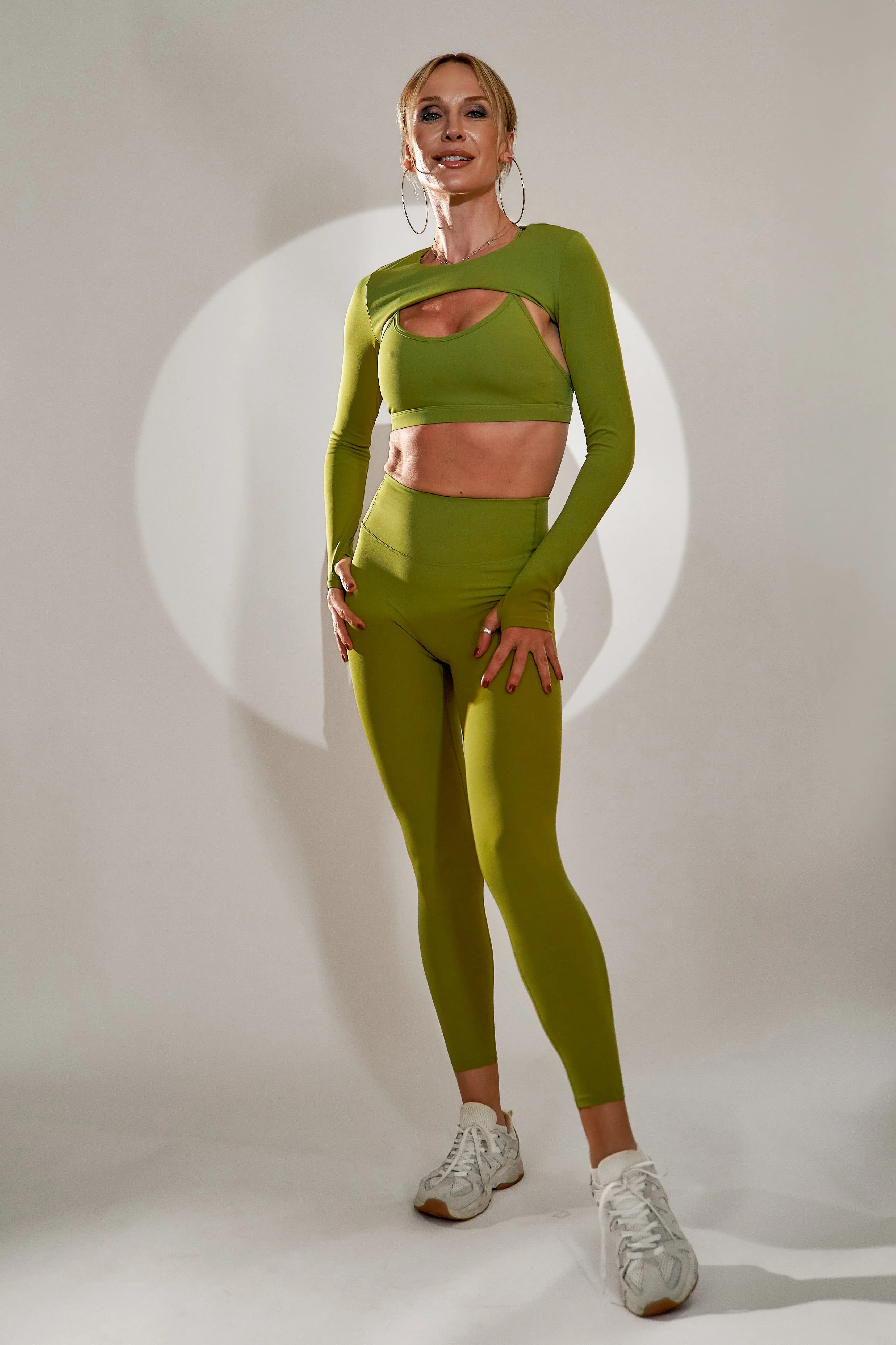 3 Variants Yoga Set Workout Outfits ( Zipper Jacket)