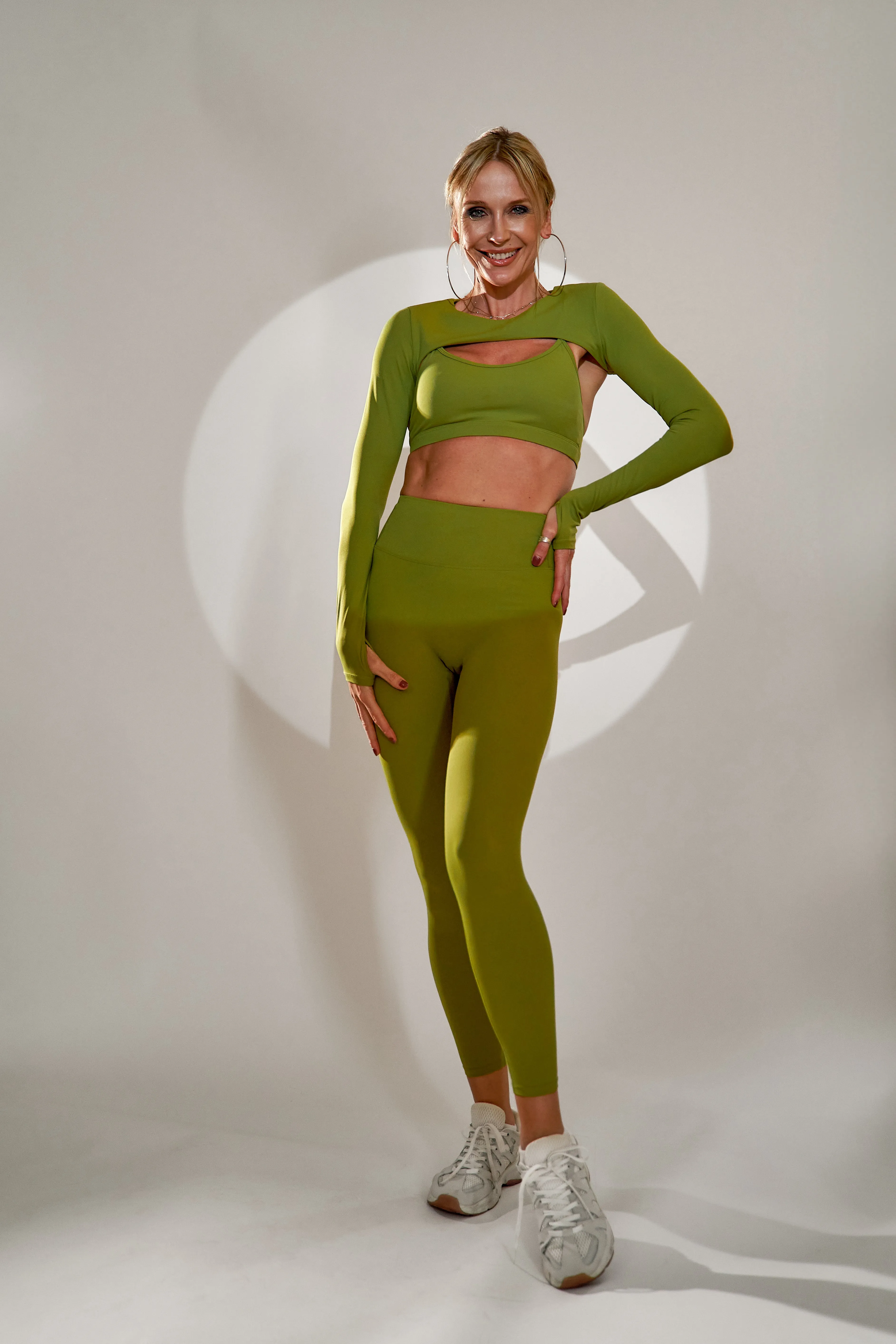 3 Variants Yoga Set Workout Outfits ( Zipper Jacket)