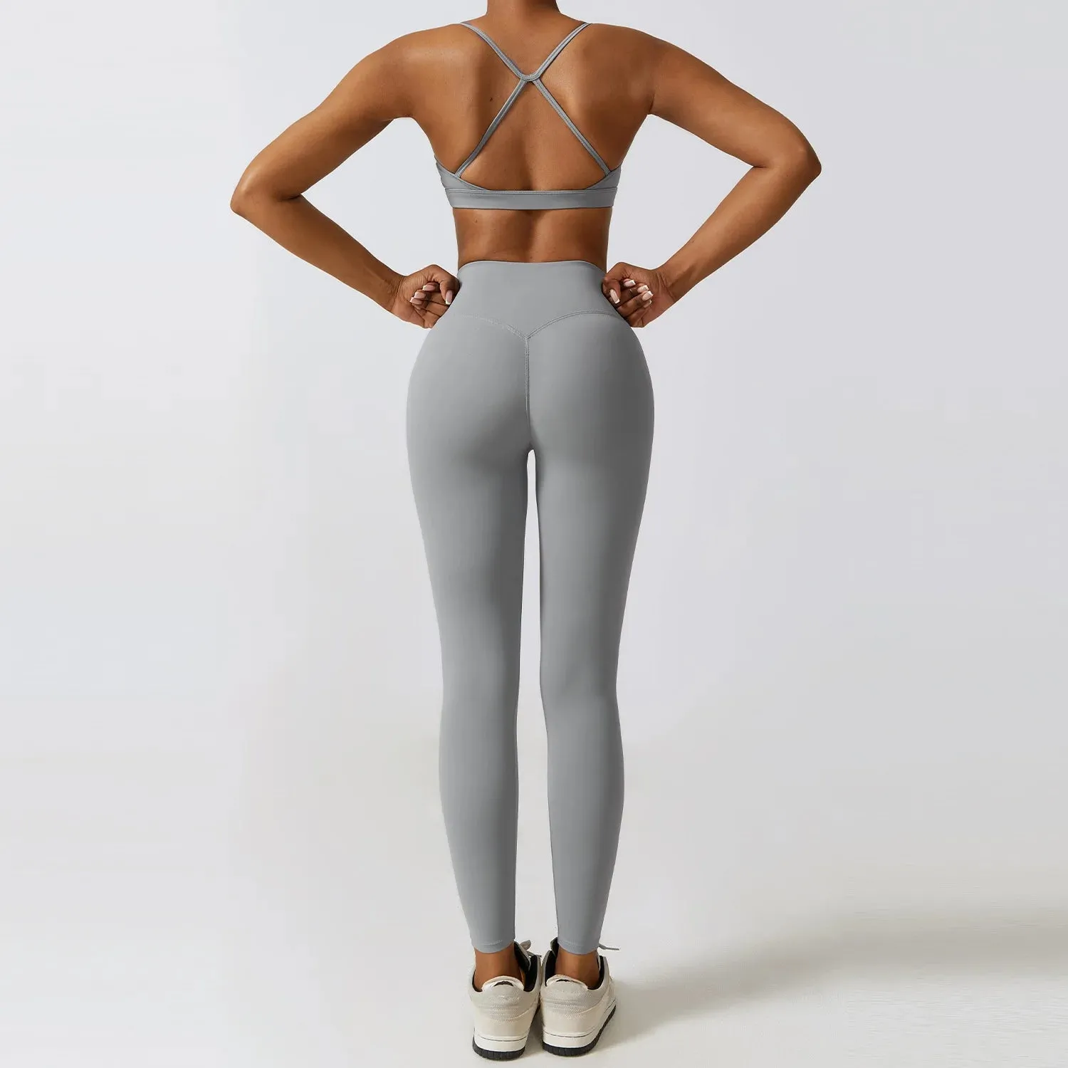 3 Variants Yoga Set Workout Outfits ( Zipper Jacket)