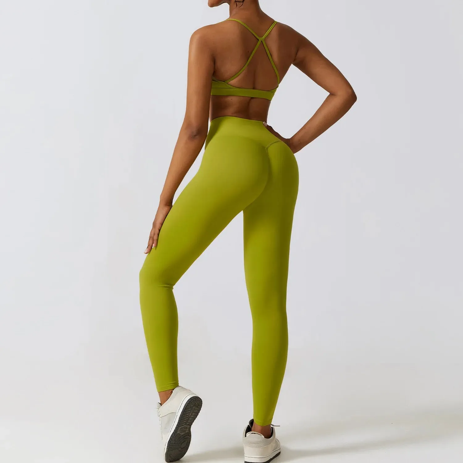 3 Variants Yoga Set Workout Outfits ( Zipper Jacket)