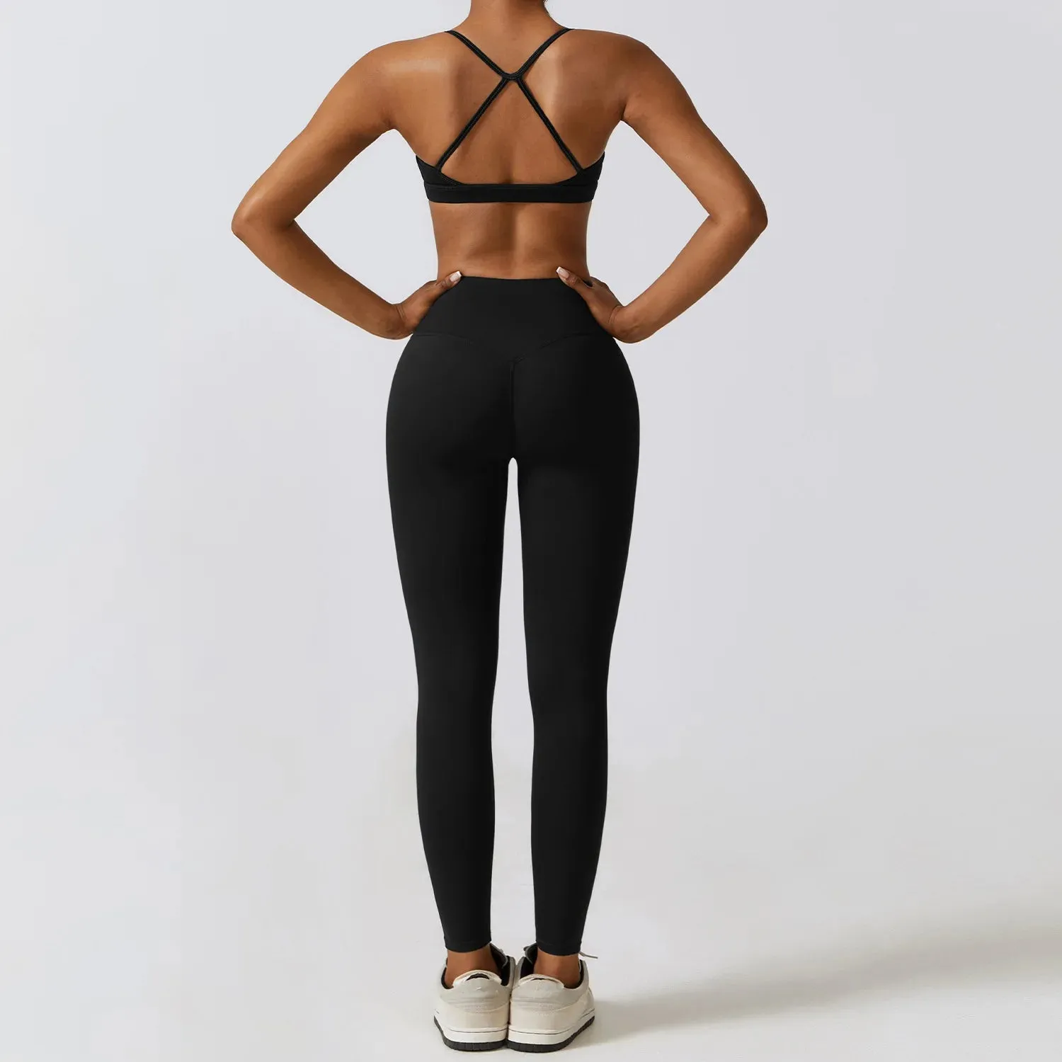 3 Variants Yoga Set Workout Outfits ( Zipper Jacket)