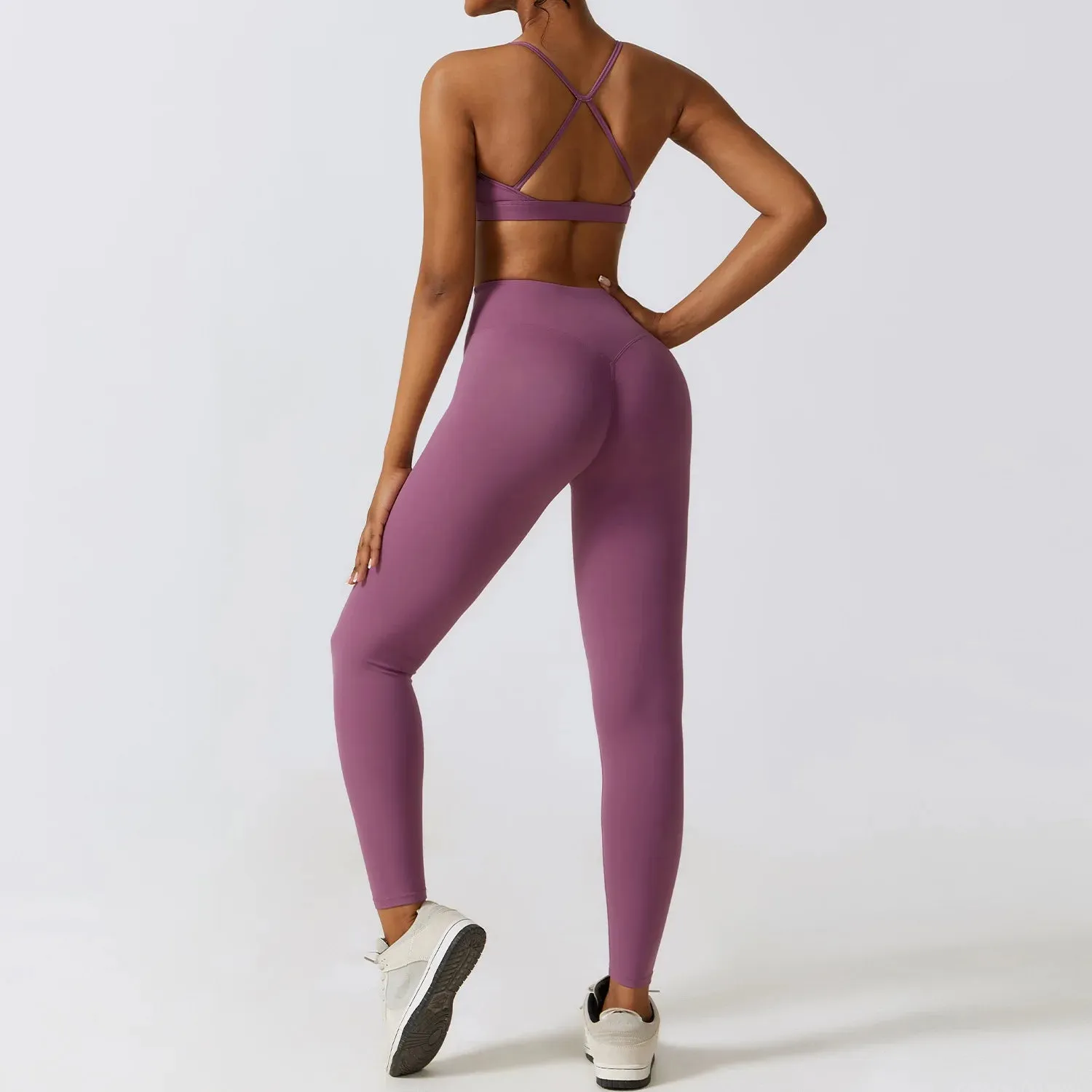 3 Variants Yoga Set Workout Outfits ( Zipper Jacket)