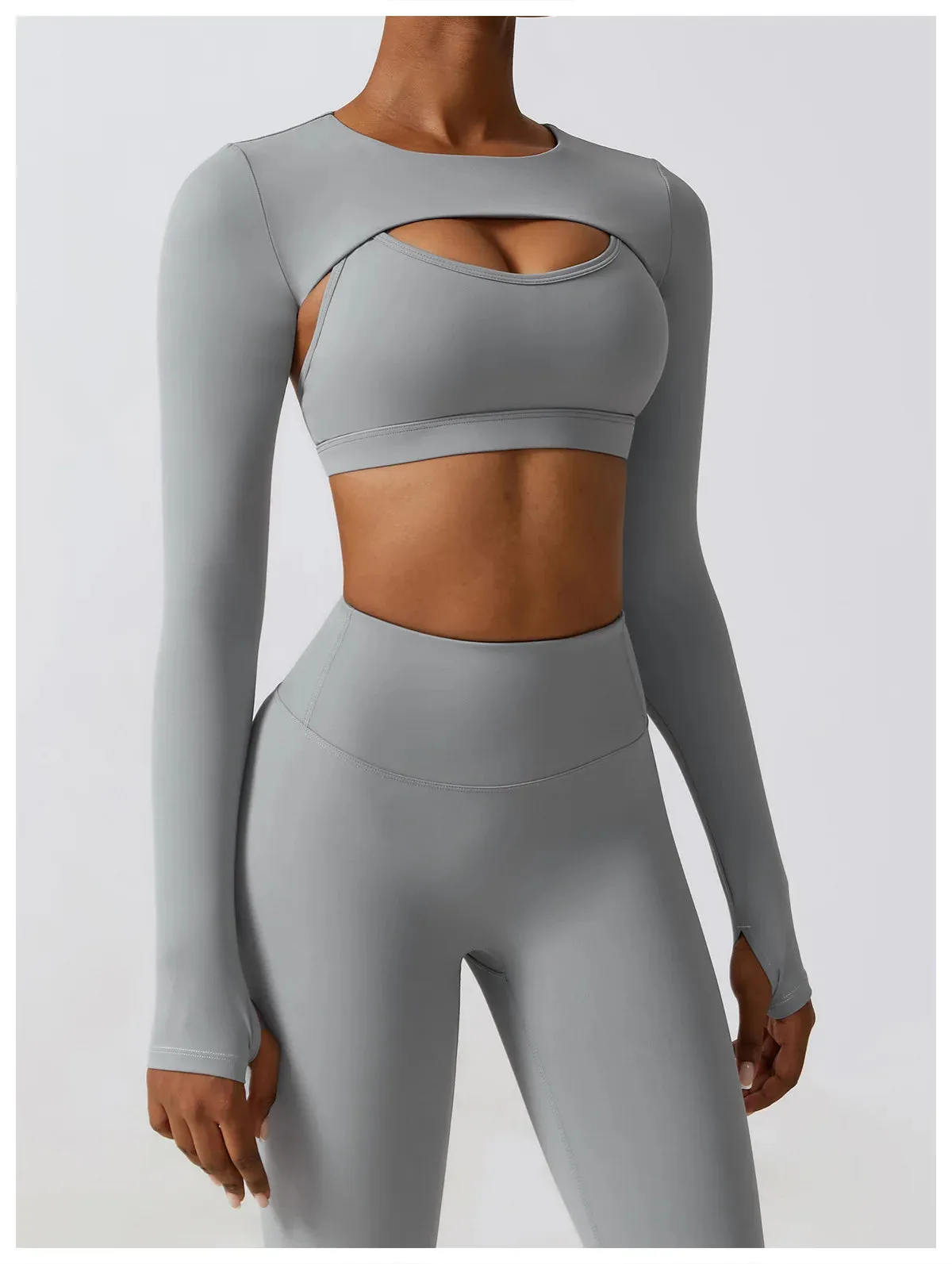 3 Variants Yoga Set Workout Outfits