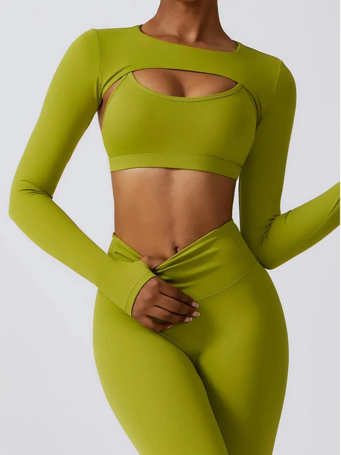 3 Variants Yoga Set Workout Outfits