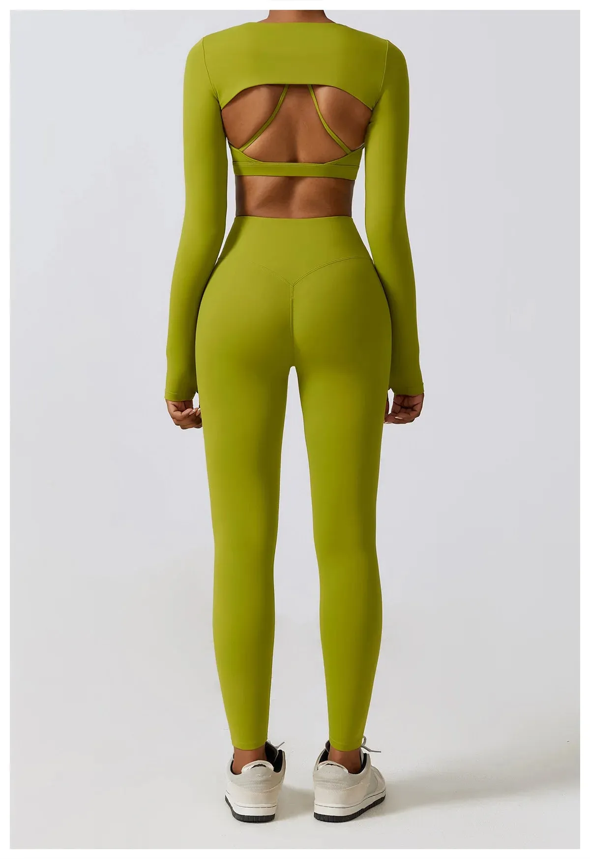 3 Variants Yoga Set Workout Outfits