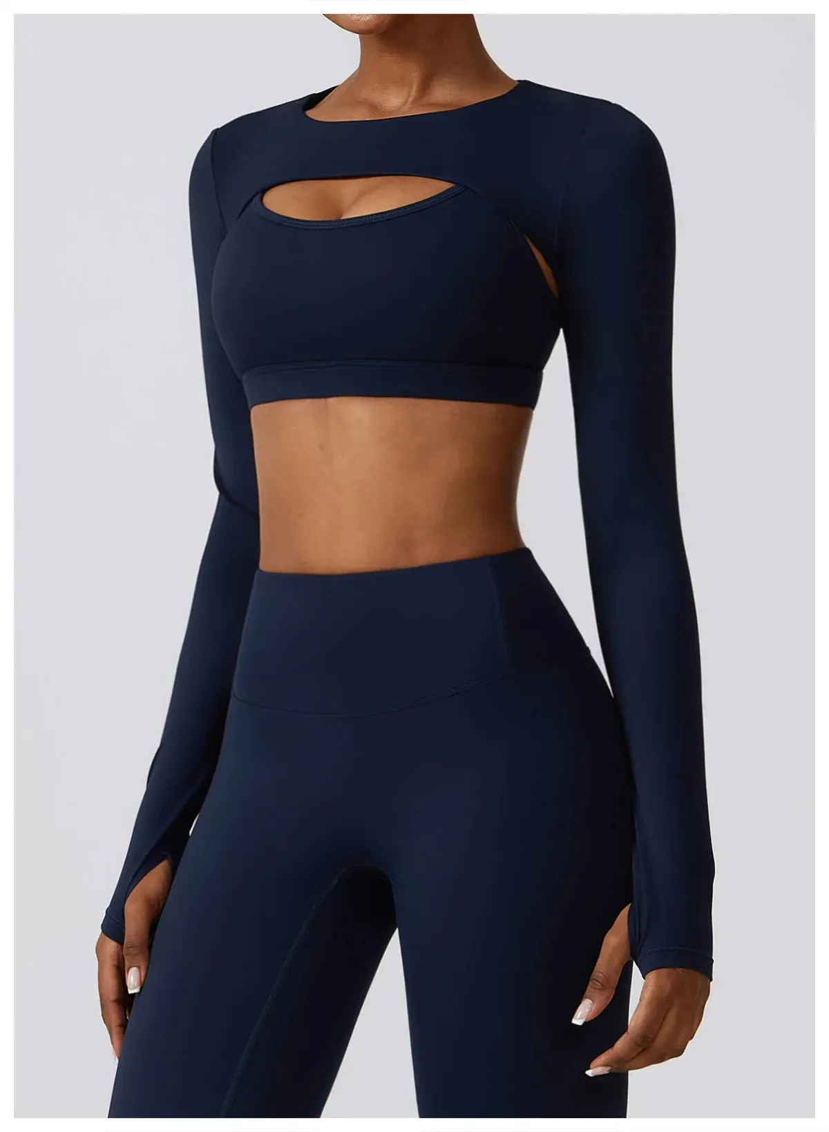 3 Variants Yoga Set Workout Outfits