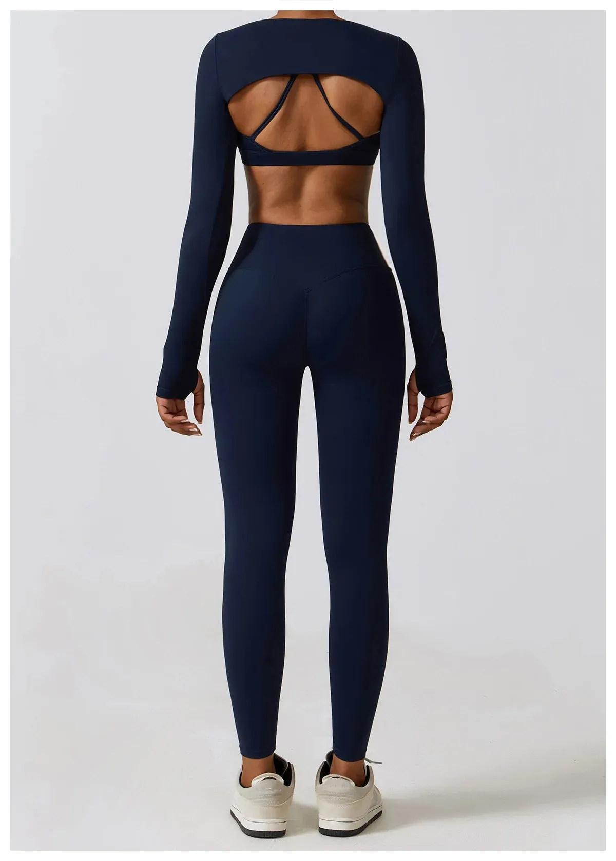 3 Variants Yoga Set Workout Outfits