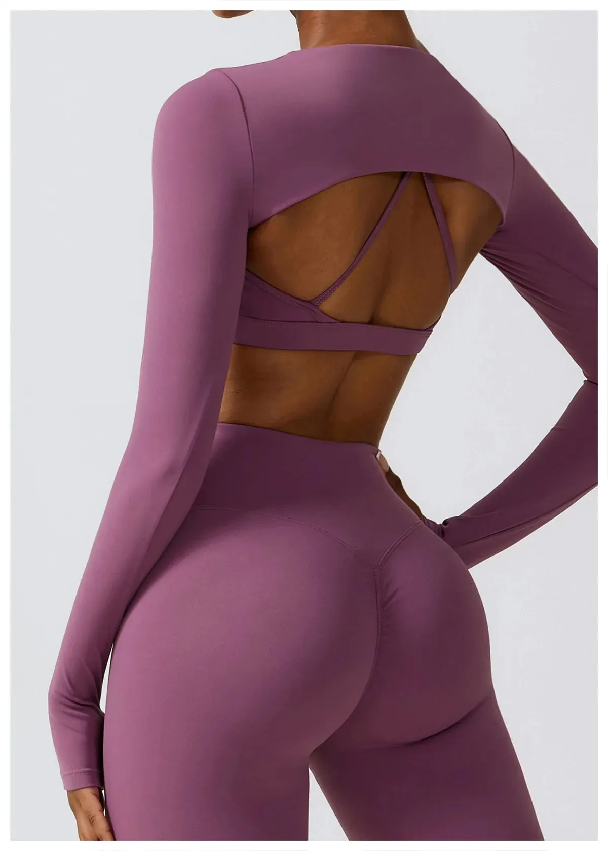 3 Variants Yoga Set Workout Outfits