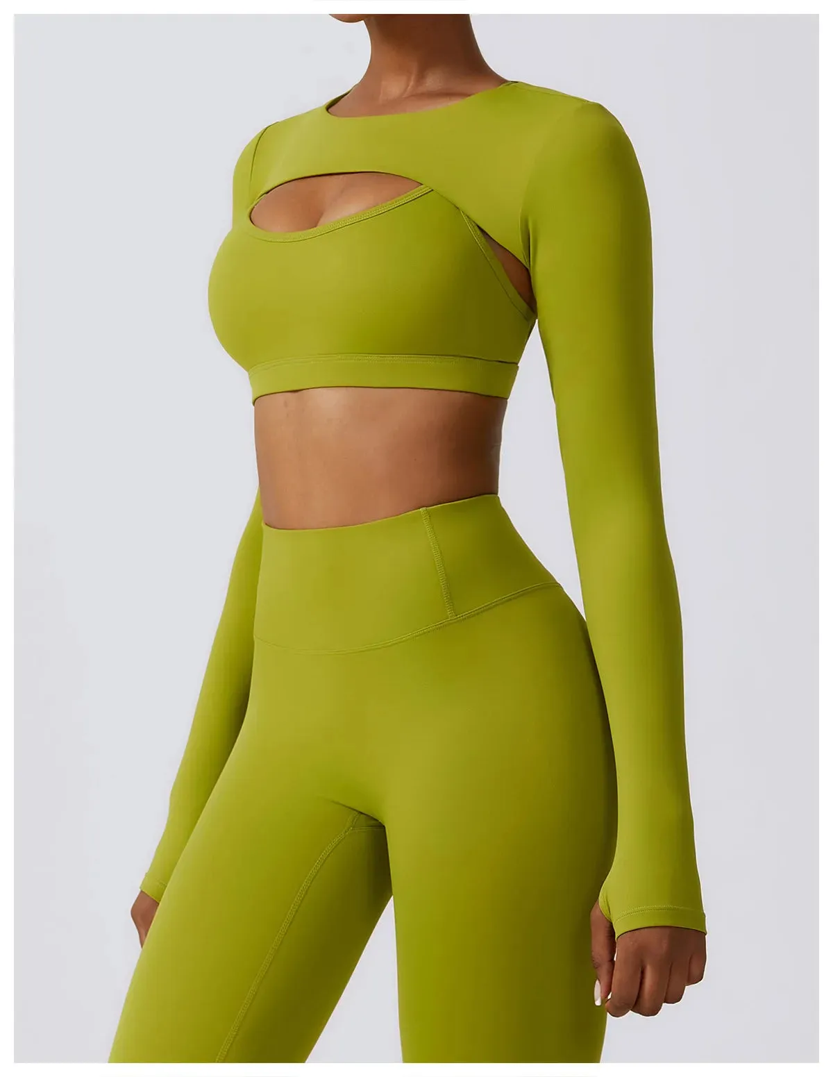 3 Variants Yoga Set Workout Outfits