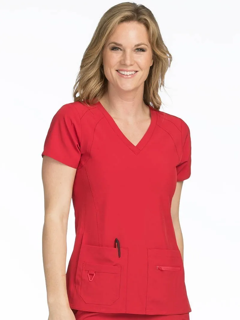 8416 V-NECKLINE RACERBACK TOP