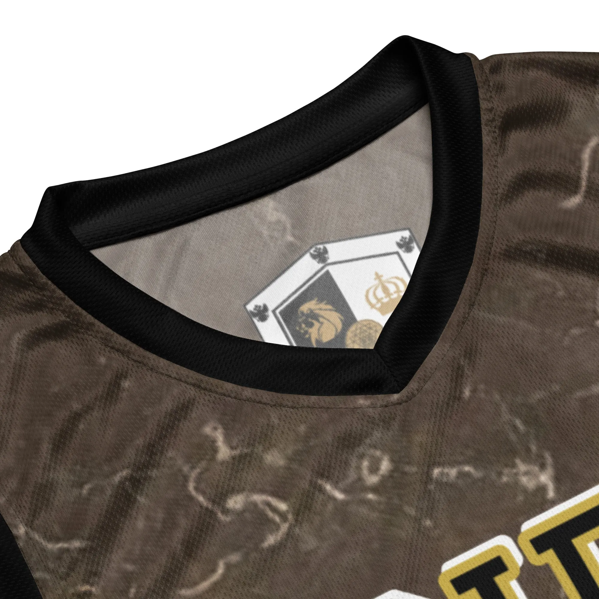 8xquiZit Collection - Marble Coco-cured Unisex Basketball Jersey
