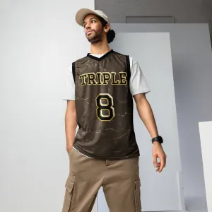 8xquiZit Collection - Marble Coco-cured Unisex Basketball Jersey