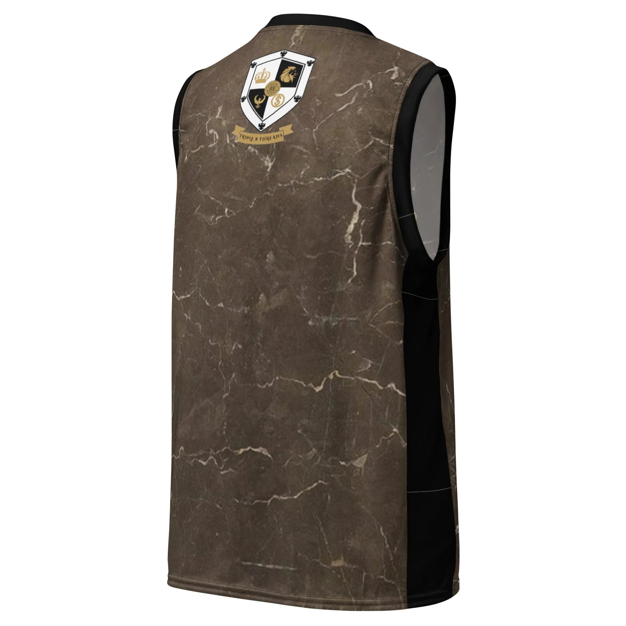8xquiZit Collection - Marble Coco-cured Unisex Basketball Jersey
