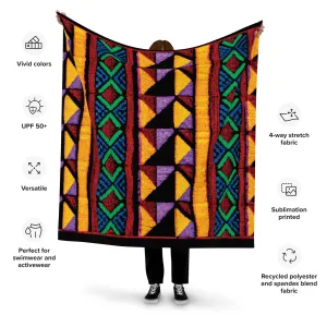 ADA - "Ebony Odyssey" - Polyester Fabric