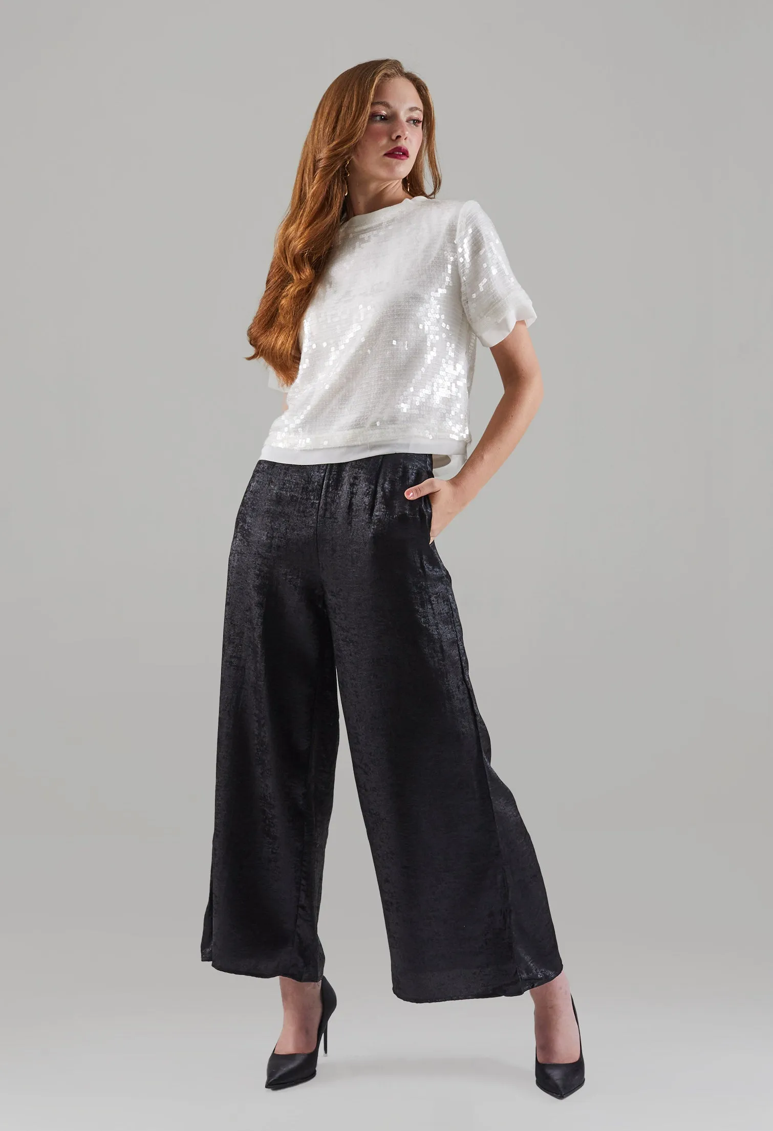 Agleam Shimmer Blouse