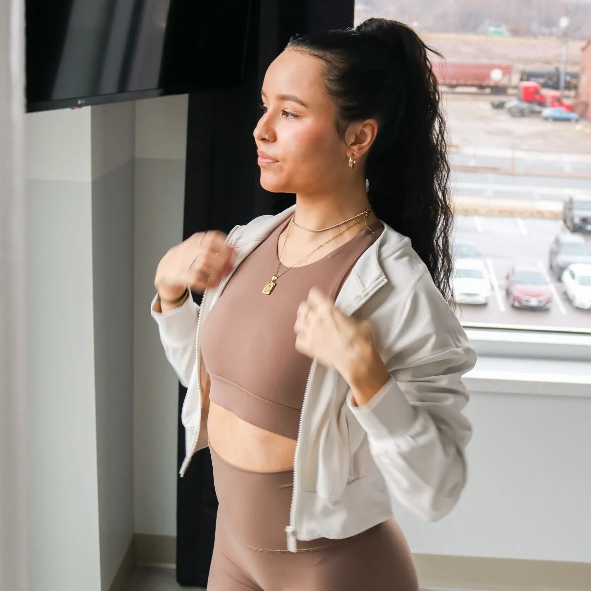 AIRE Ultra-Soft Dynamic Adjustable Bra | A-D  Cup | High Support  From DYM Athletics