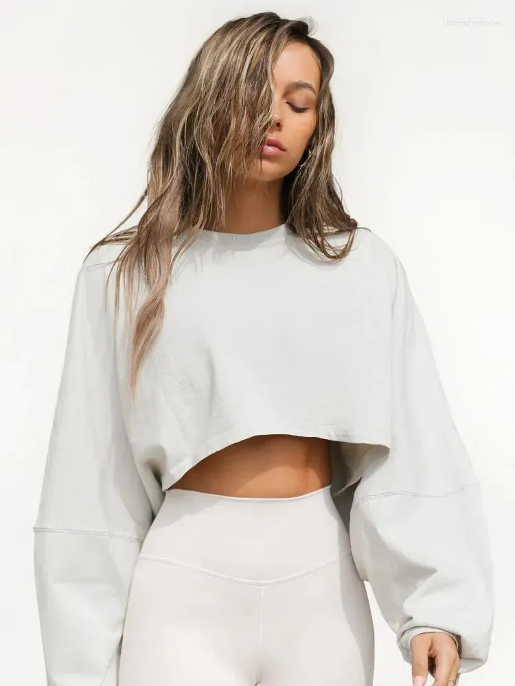 Aliana - Chic Cropped Sweatshirt