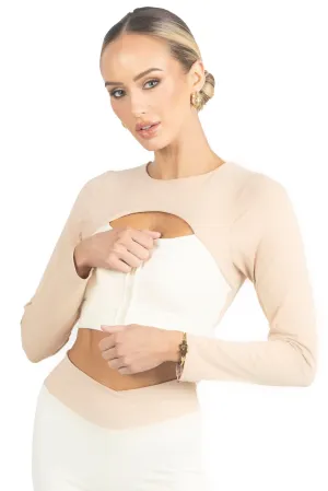 Alisha Color Block Activewear Long Sleeve Top