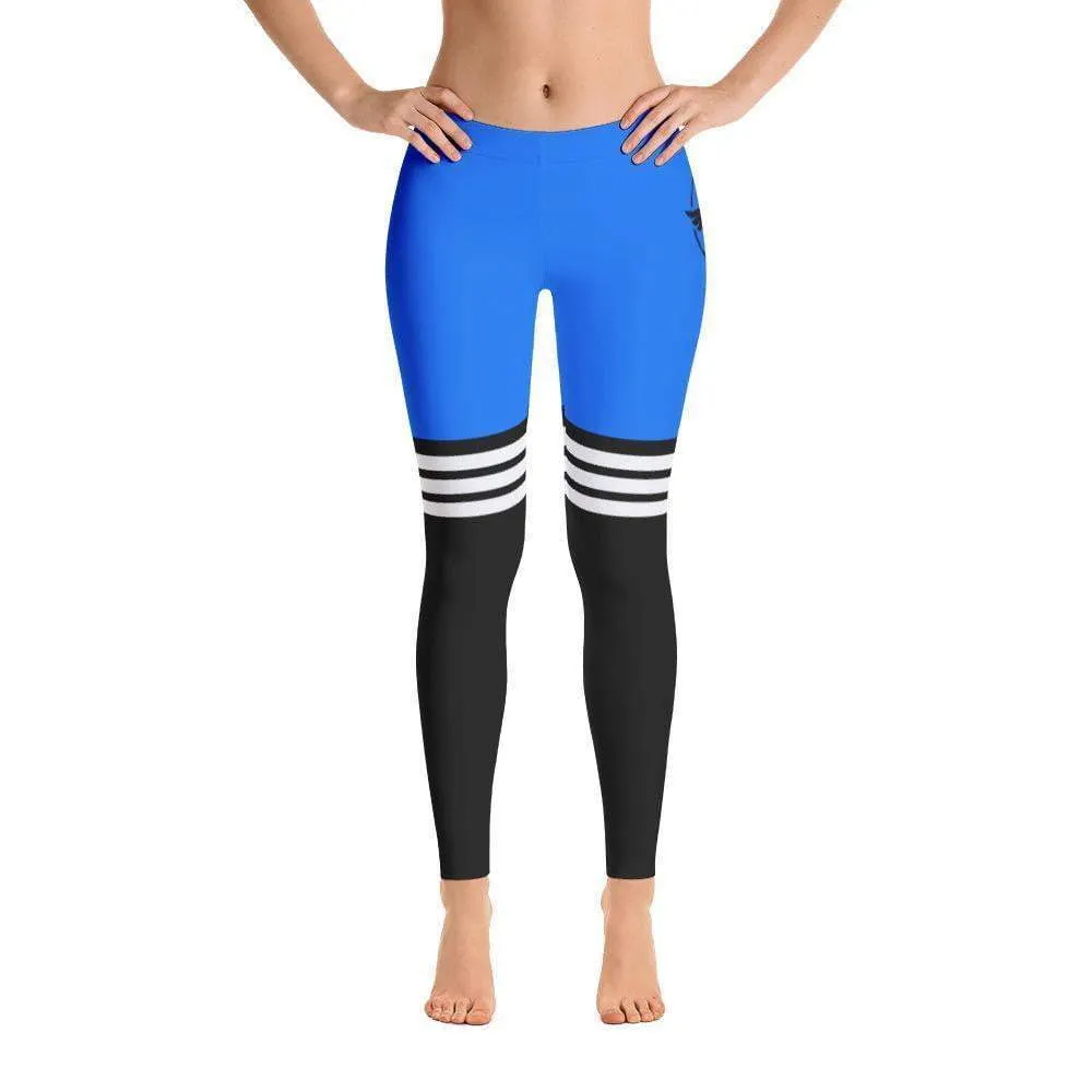 All Day Comfort Full Length Leggings Pacific Supply Stripe