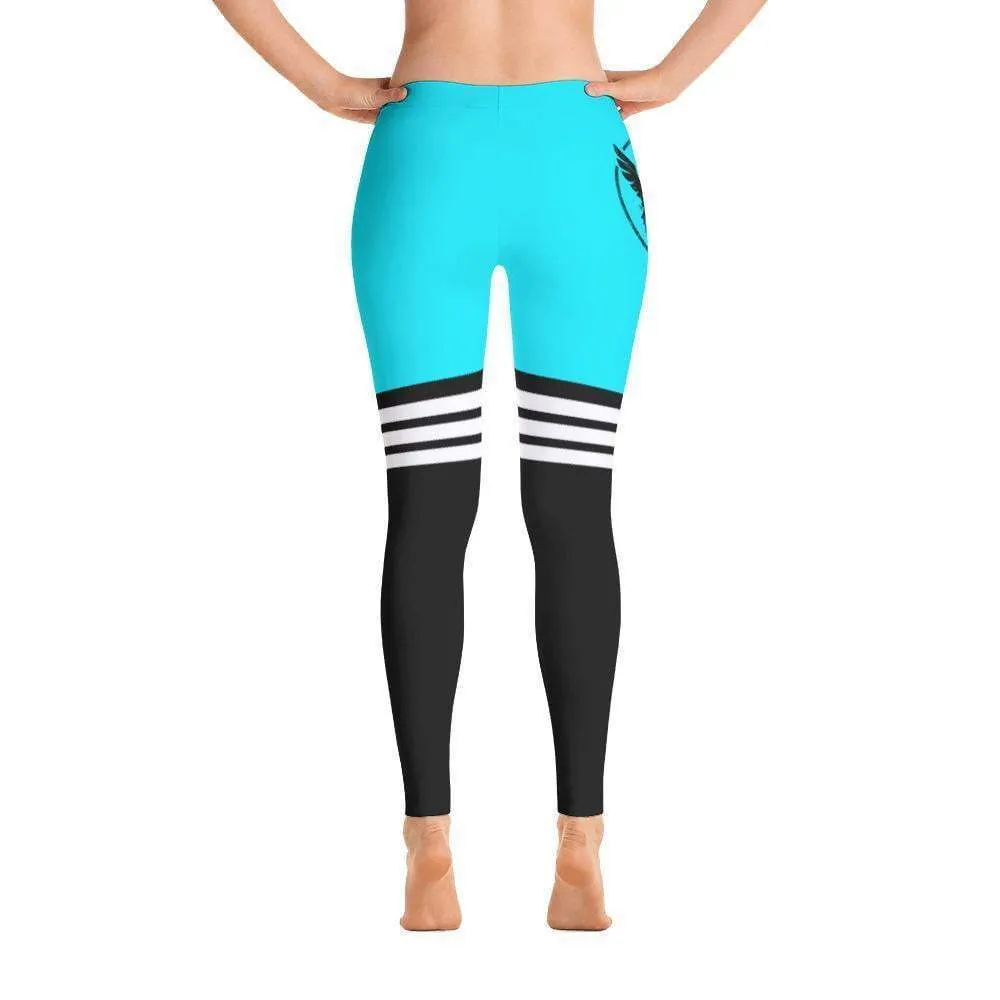 All Day Comfort Full Length Leggings Pacific Supply Stripe