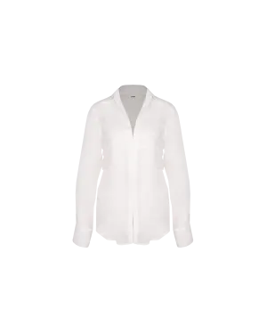 ARIEL SHEER SHIRT WHITE