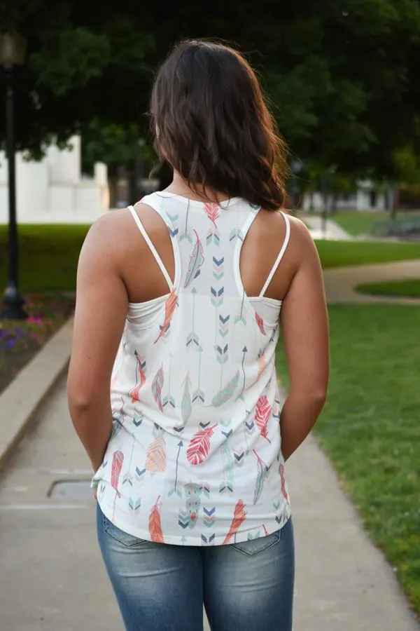 Arrow & Feathers Tank Top
