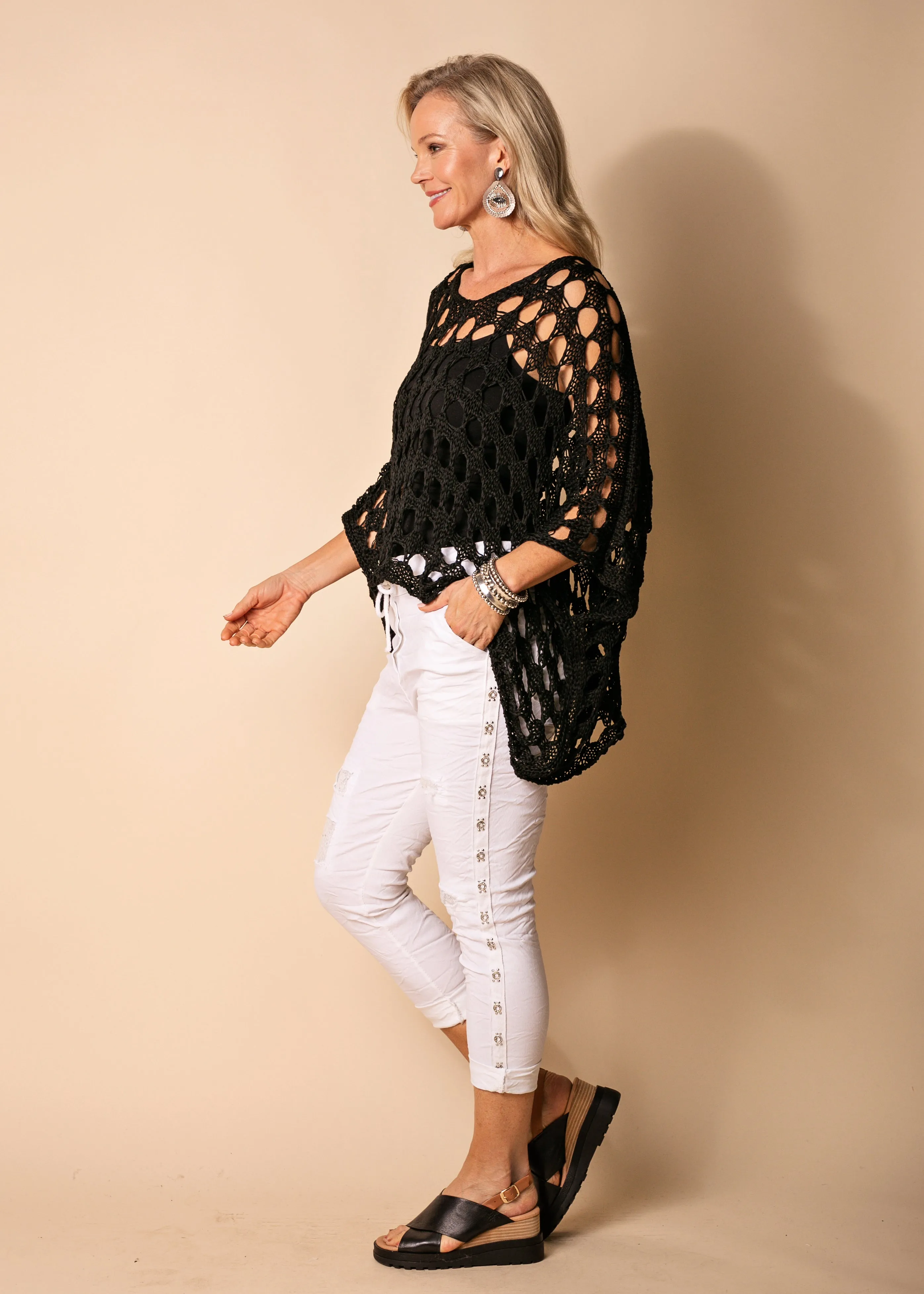 Asha Knit Top in Black