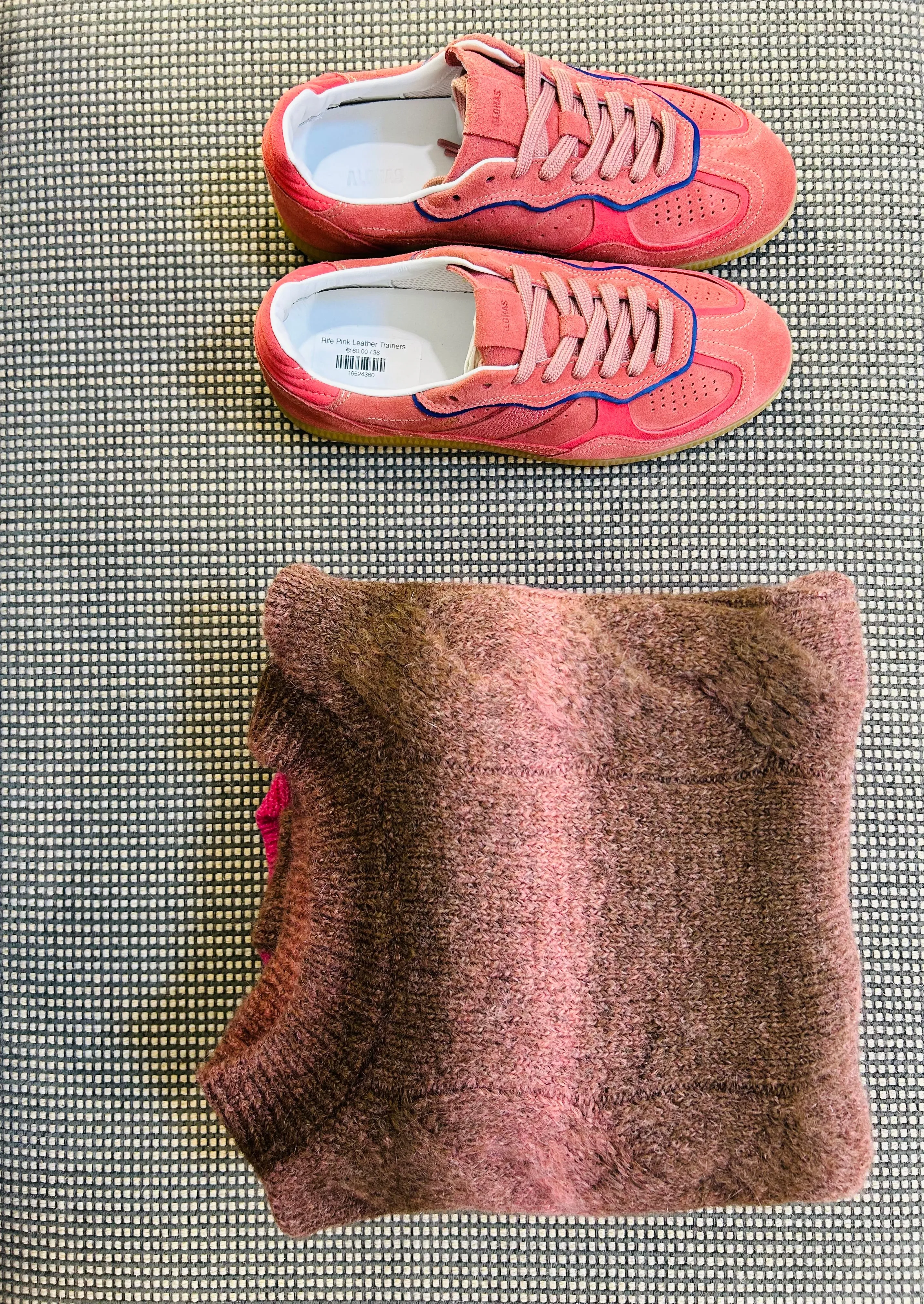 Aspen pink glow knit