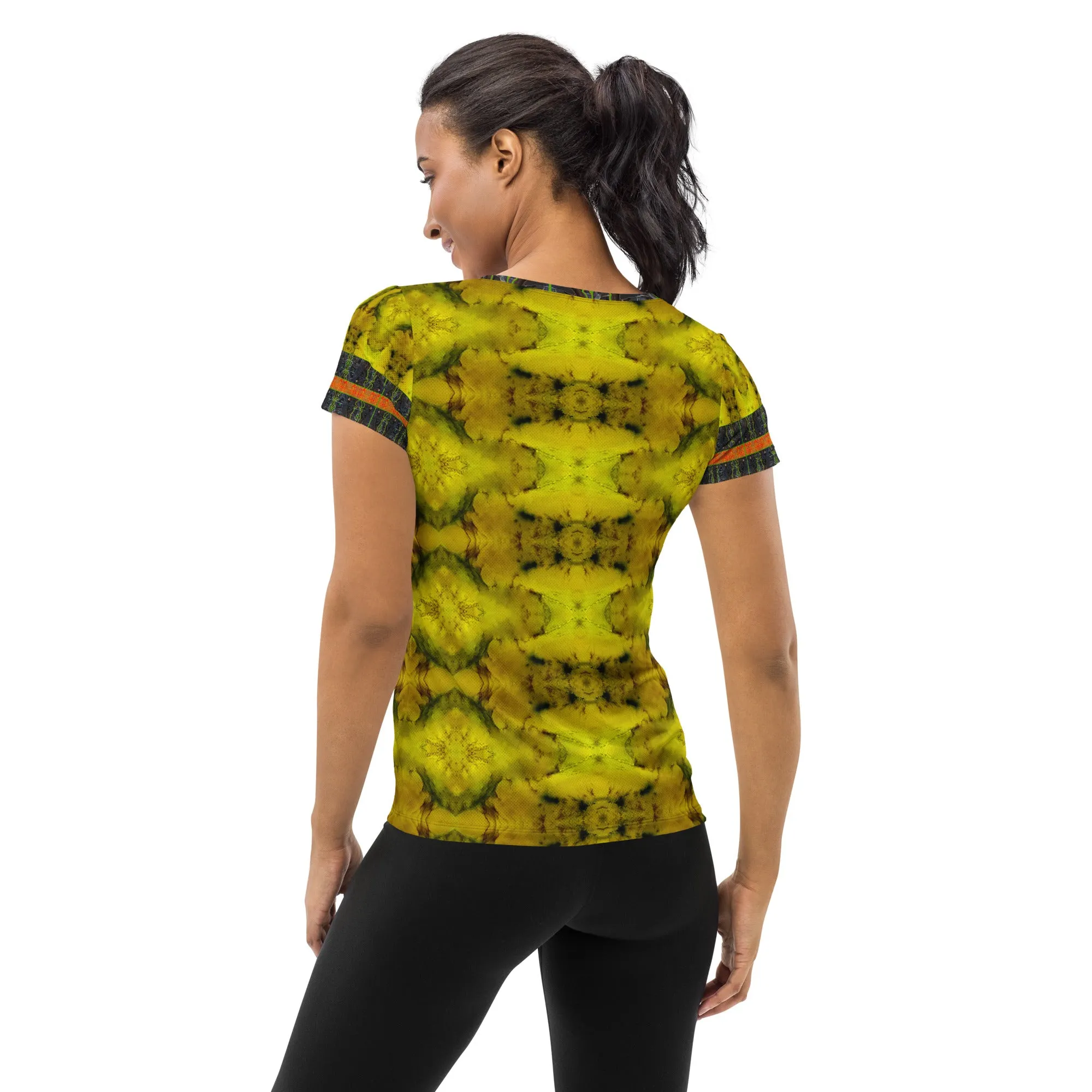 Athletic T-Shirt (Her/Muliebris)(Tree Link Stripe) RJSTH@Fabric#1 RJSTHS2021 RJS
