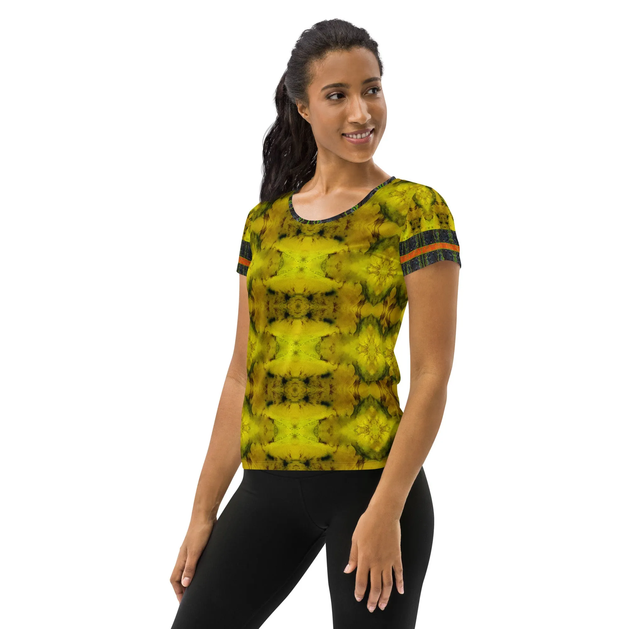 Athletic T-Shirt (Her/Muliebris)(Tree Link Stripe) RJSTH@Fabric#1 RJSTHS2021 RJS