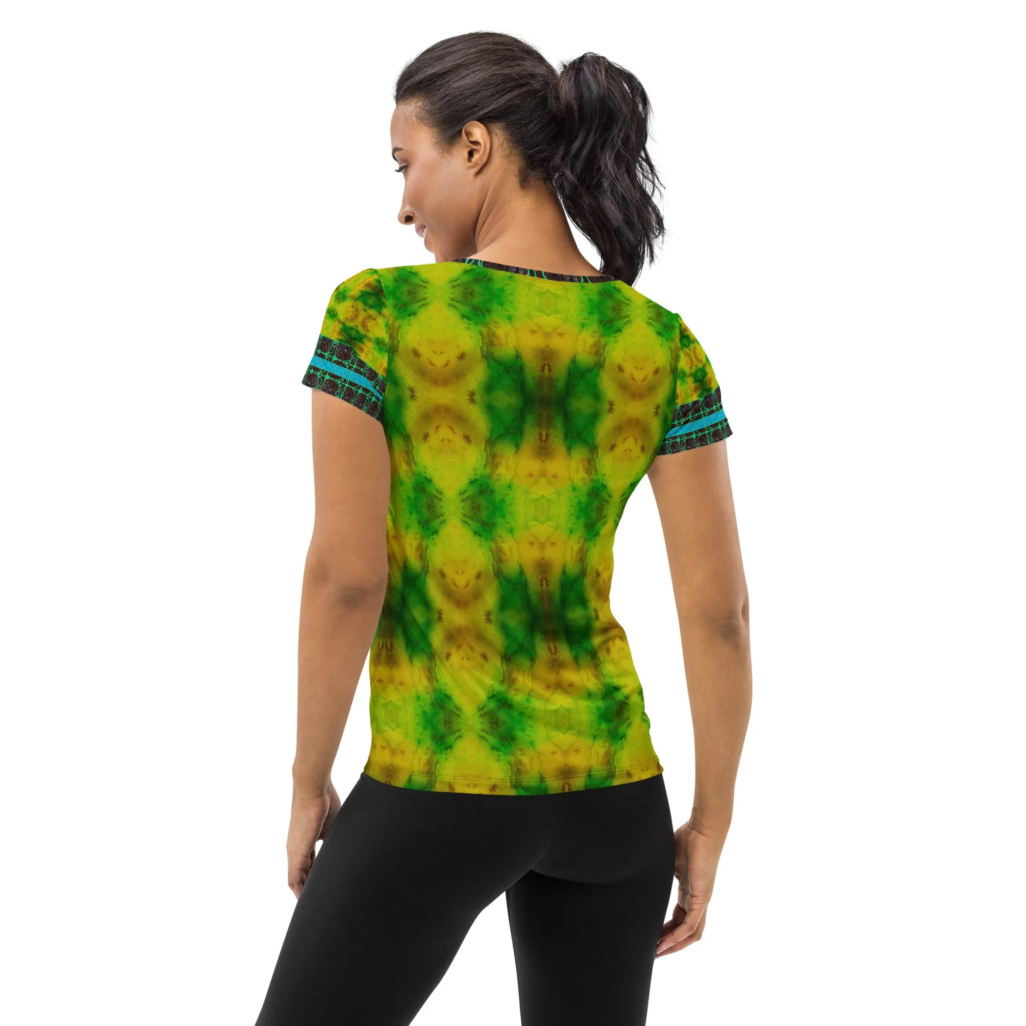 Athletic T-Shirt (Her/Muliebris)(Tree Link Stripe) RJSTH@Fabric#10 RJSTHS2021 RJS