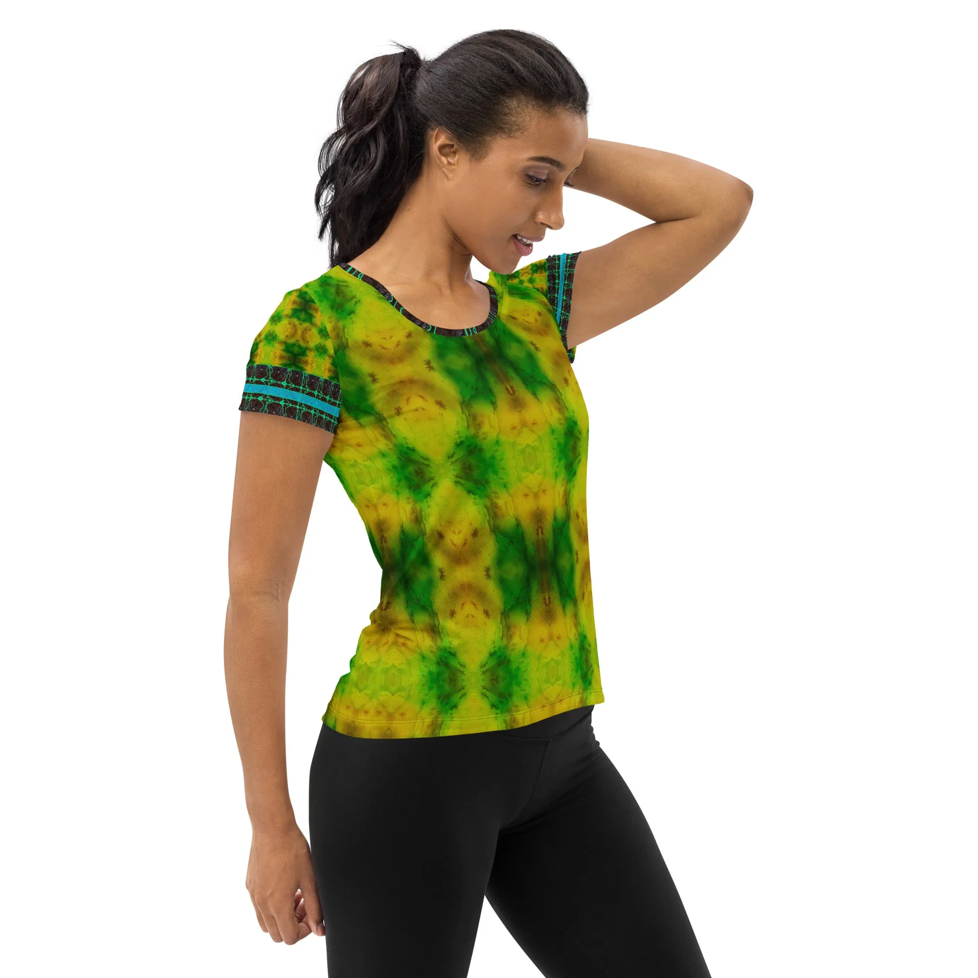 Athletic T-Shirt (Her/Muliebris)(Tree Link Stripe) RJSTH@Fabric#10 RJSTHS2021 RJS