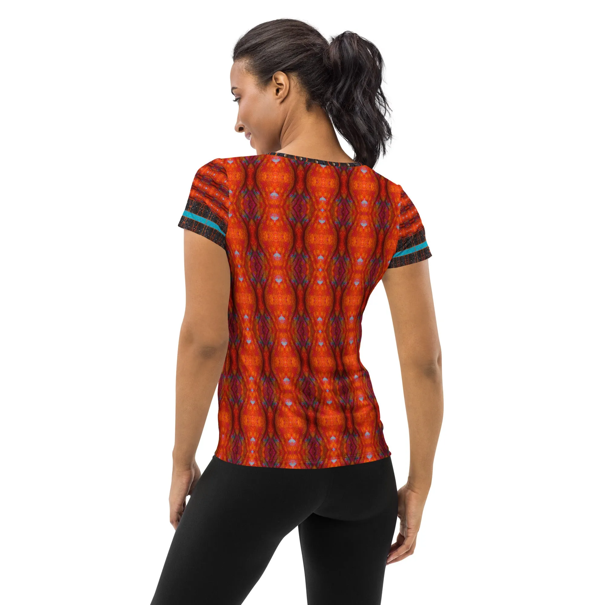 Athletic T-Shirt (Her/Muliebris)(Tree Link Stripe) RJSTH@Fabric#12 RJSTHS2021 RJS