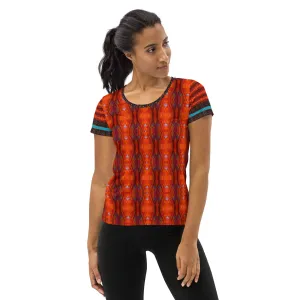 Athletic T-Shirt (Her/Muliebris)(Tree Link Stripe) RJSTH@Fabric#12 RJSTHS2021 RJS