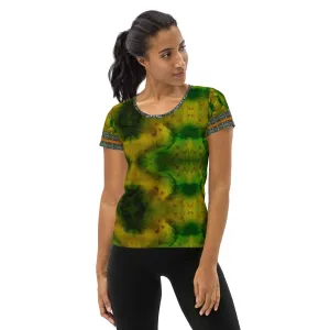 Athletic T-Shirt (Her/Muliebris)(Tree Link Stripe) RJSTH@Fabric#3 RJSTHS2021 RJS