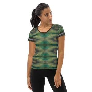 Athletic T-Shirt (Her/Muliebris)(Tree Link Stripe) RJSTH@Fabric#4 RJSTHS2021 RJS