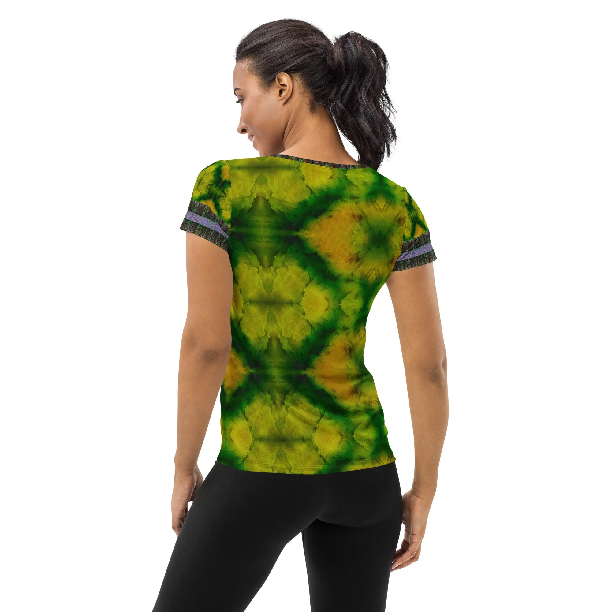 Athletic T-Shirt (Her/Muliebris)(Tree Link Stripe) RJSTH@Fabric#5 RJSTHS2021 RJS