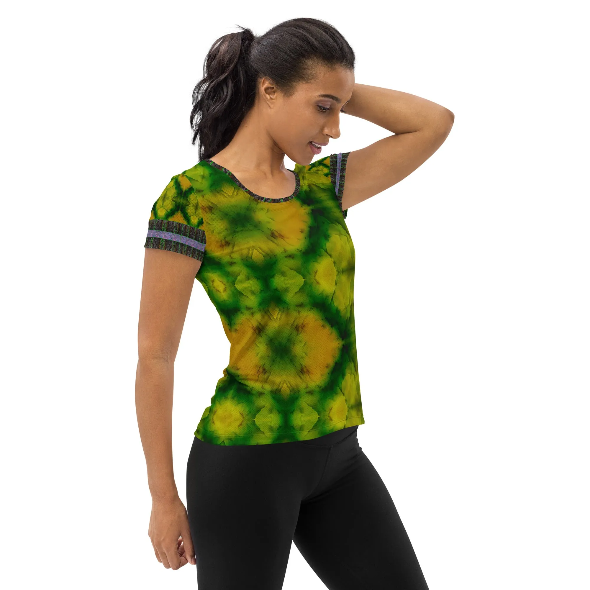 Athletic T-Shirt (Her/Muliebris)(Tree Link Stripe) RJSTH@Fabric#5 RJSTHS2021 RJS